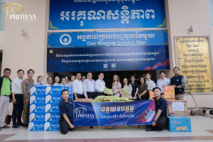 Proteva Insurance donating to refugees in war-torn areas and to support the fearless heroes of our soldiers.